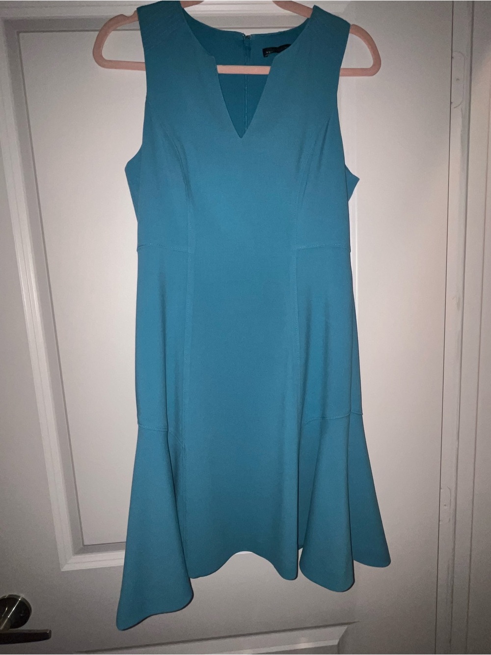 White House Black Market Cocktail Flared Hem Dress